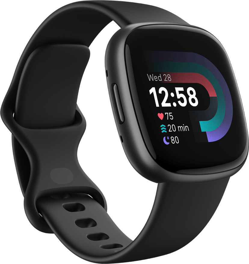 Fitbit Versa 4 Black/Graphite - (Löytötuote luokka 2)