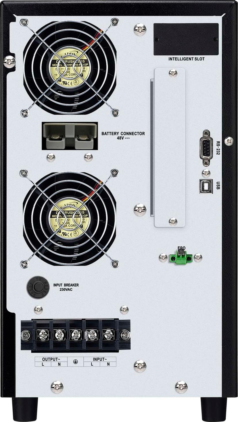 Powerwalker VFI 5000 EVS uninterruptible power supply (UPS) Double-conversion (Online) 5 kVA 5000 W - (Löytötuote luokka 2)