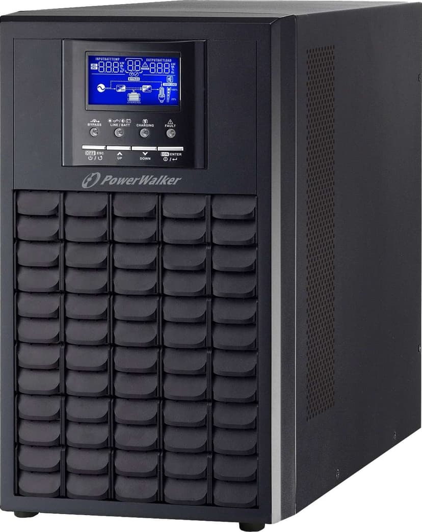 Powerwalker VFI 5000 EVS uninterruptible power supply (UPS) Double-conversion (Online) 5 kVA 5000 W - (Kuppvare klasse 2)