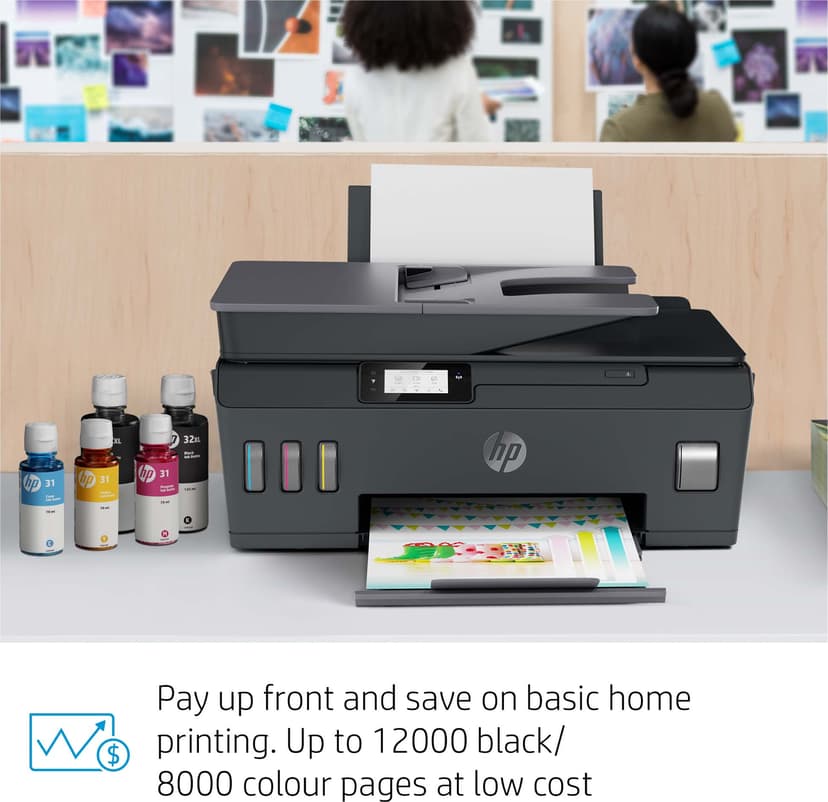 HP Smart Tank Plus 570 A4 All-In-One, musta