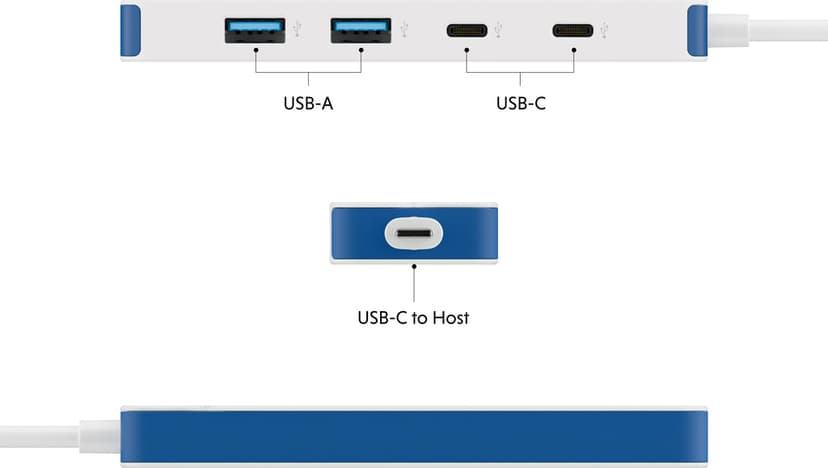 Hyper HyperDrive Flex 4 Port USB-C Hub Docka