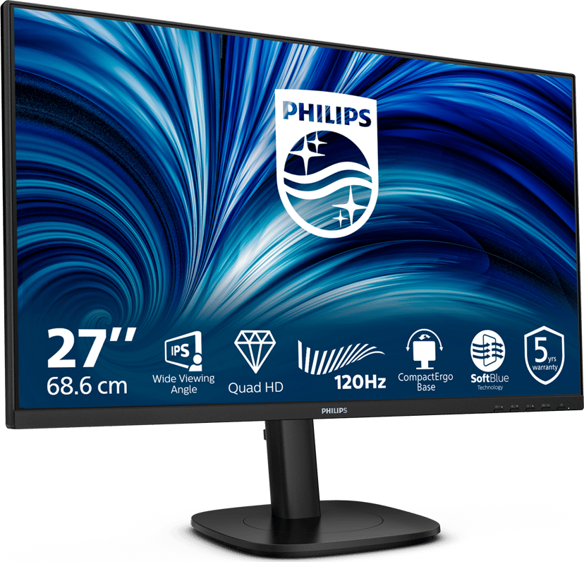 Philips 27B2N3500J 27" QHD IPS 16:9 - (Fyndvara klass 2) 27" 2560 × 1440pixels IPS 16:9 120Hz