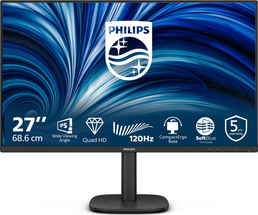 Philips 27B2N3500J 27" QHD IPS 16:9 - (Fyndvara klass 2) 27" 2560 × 1440pixels IPS 16:9 120Hz