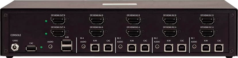 Startech StarTech.com CK4-HP204C KVM-bryter Svart