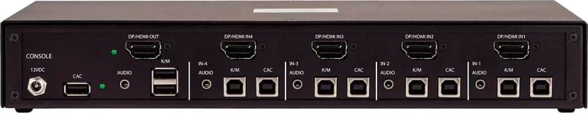 Startech StarTech.com CK4-HP104C KVM-kytkin Musta
