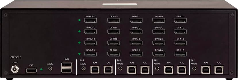 Startech StarTech.com CK4-P404C KVM-bryter Svart