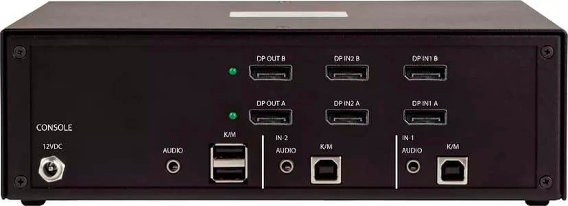 Startech StarTech.com CK4-P202 KVM-bryter Svart