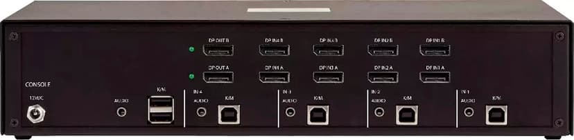 Startech StarTech.com CK4-P204 KVM-bryter Svart