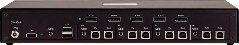 Startech StarTech.com CK4-P104C KVM-bryter Svart
