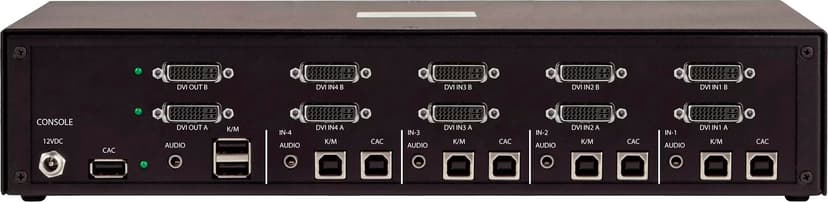 Startech StarTech.com CK4-D204C KVM-bryter Svart