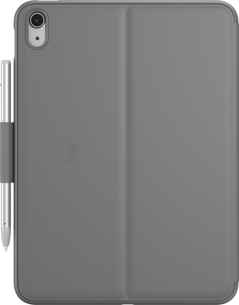 Logitech Slim Folio - (Fyndvara klass 2) Nordisk Grå