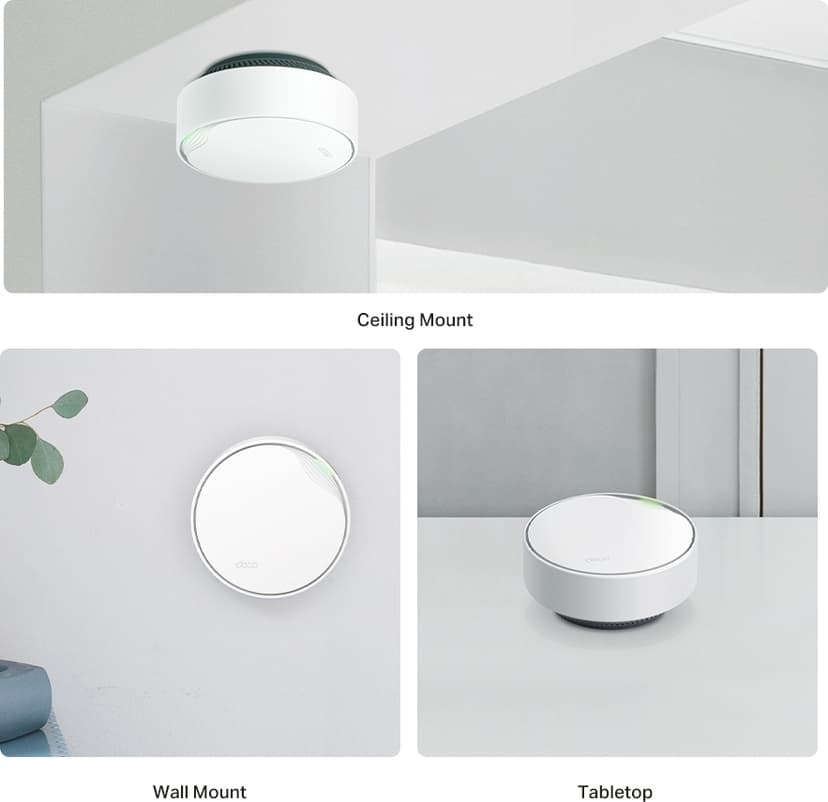 TP-Link Deco X50 PoE WiFi 6 Mesh System 3-Pack - (Fyndvara klass 2)