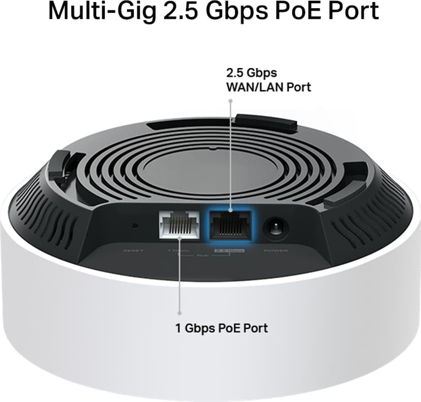 TP-Link Deco X50 PoE WiFi 6 Mesh System 3-Pack - (Fyndvara klass 2)