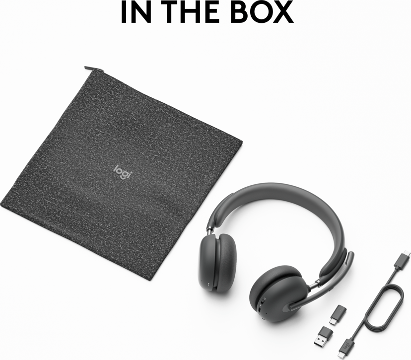 Logitech Zone Wireless 2 - (Kuppvare klasse 2) Stereo USB-C UC Grafitt