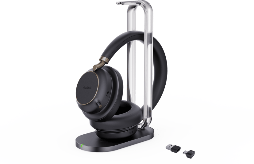 Yealink BH76 Plus with Charging Stand - (Fyndvara klass 2) Stereo USB-A, USB-C Microsoft Teams Svart