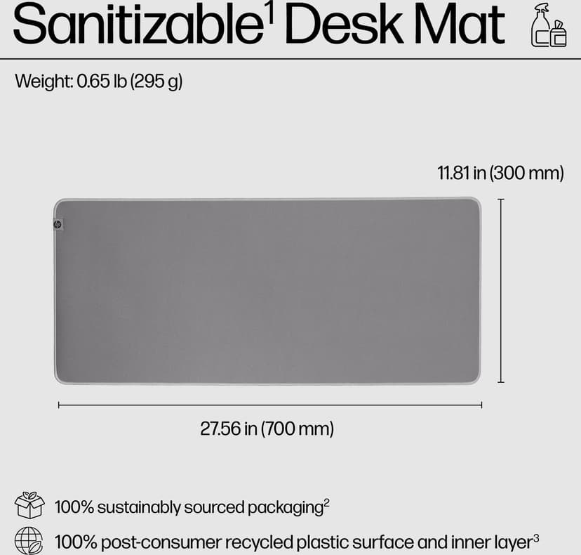 HP 205 Morsbestendige Muismat
