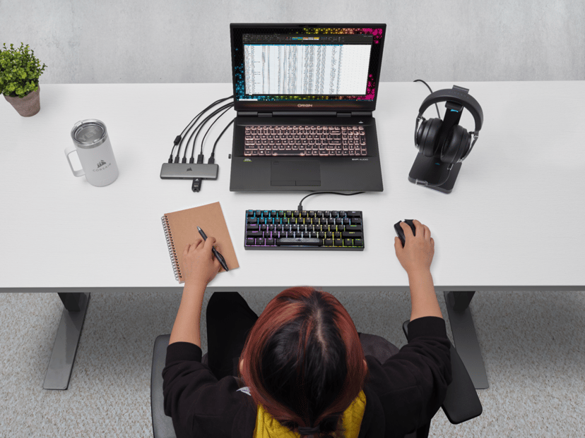 Corsair USB100 USB 3.2 Gen 1 (3.1 Gen 1) Type-C Black - (Fyndvara klass 2) USB-C 3.2 Gen 1 (3.1 Gen 1)
