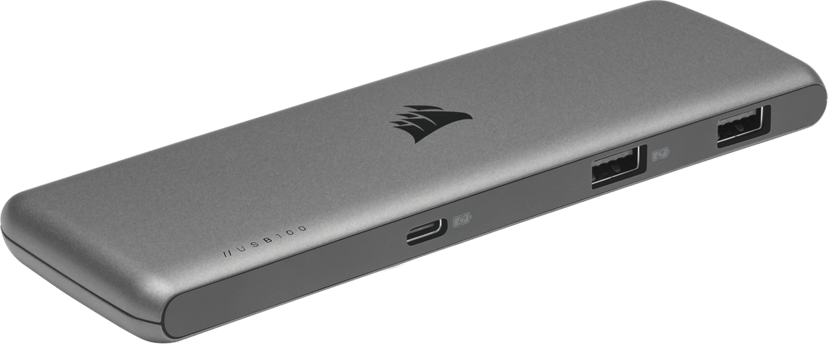 Corsair USB100 USB 3.2 Gen 1 (3.1 Gen 1) Type-C Black - (Kuppvare klasse 2) USB-C 3.2 Gen 1 (3.1 Gen 1)