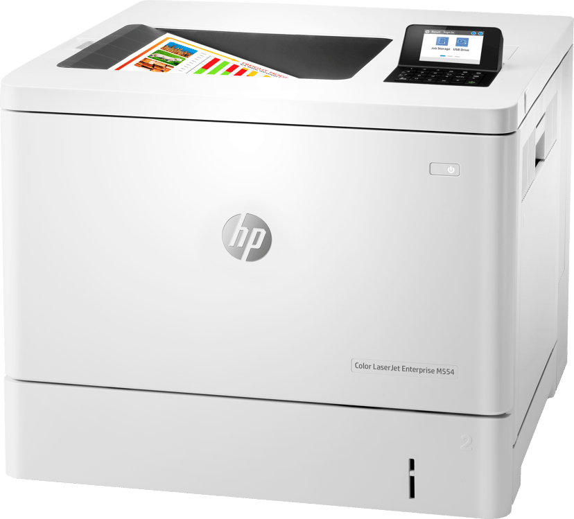 HP LaserJet Enterprise M554dn A4 - (Löytötuote luokka 2)