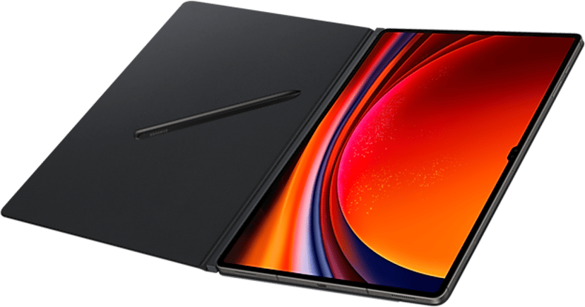 Samsung Galaxy Tab S9/S10 Ultra Smart Book Cover Black - (Fyndvara klass 2) Samsung Galaxy Tab S10 Ultra, Samsung Galaxy Tab S9 Ultra Svart