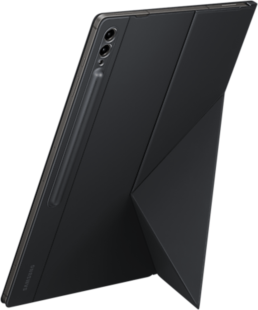 Samsung Galaxy Tab S9/S10 Ultra Smart Book Cover Black - (Kuppvare klasse 2) Samsung Galaxy Tab S10 Ultra, Samsung Galaxy Tab S9 Ultra Sort