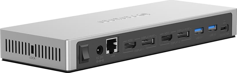 Prokord Workplace Metal Dockingstation USB-C 5K Dual 100W PD USB-C 3.2 Gen 2 (3.1 Gen 2)