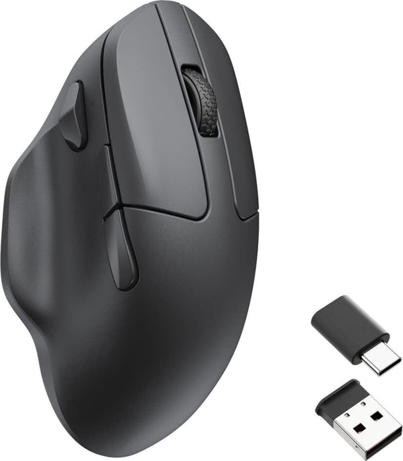 Keychron M7 8K RF Wireless + Bluetooth + USB-C Mus Svart
