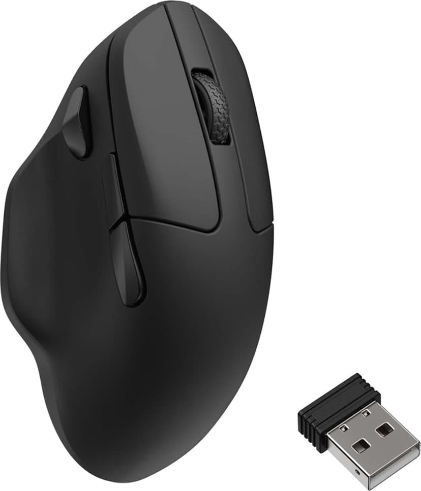 Keychron M7 8K RF Wireless + Bluetooth + USB-C Mus Svart