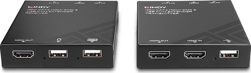 Lindy 39381 KVM-forlenger Sender og Mottaker