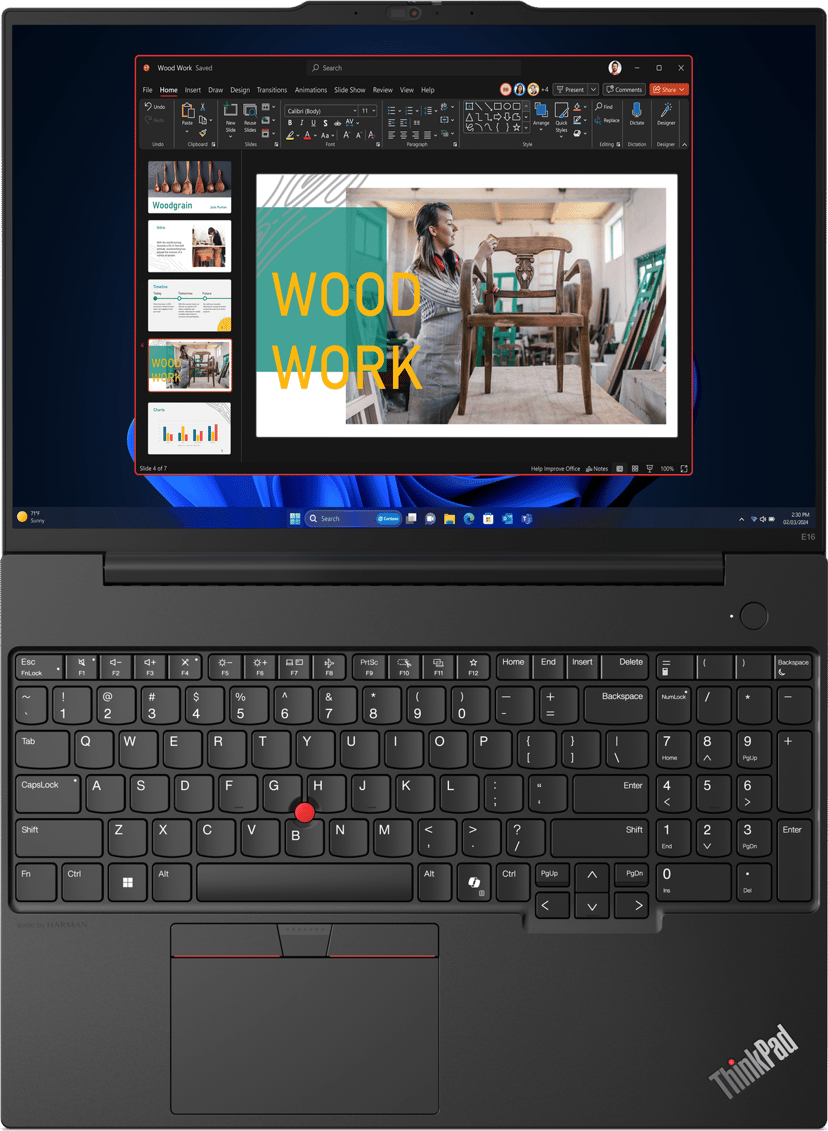 Lenovo ThinkPad E16 G2 - (Fyndvara klass 2) AMD Ryzen 5 16GB 512GB 16"