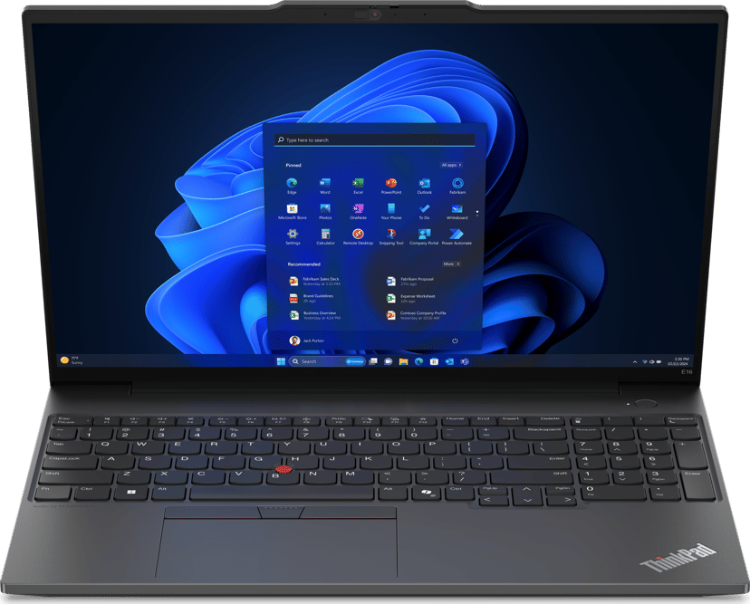 Lenovo ThinkPad E16 G2 - (Löytötuote luokka 2) AMD Ryzen 5 16GB 512GB 16"