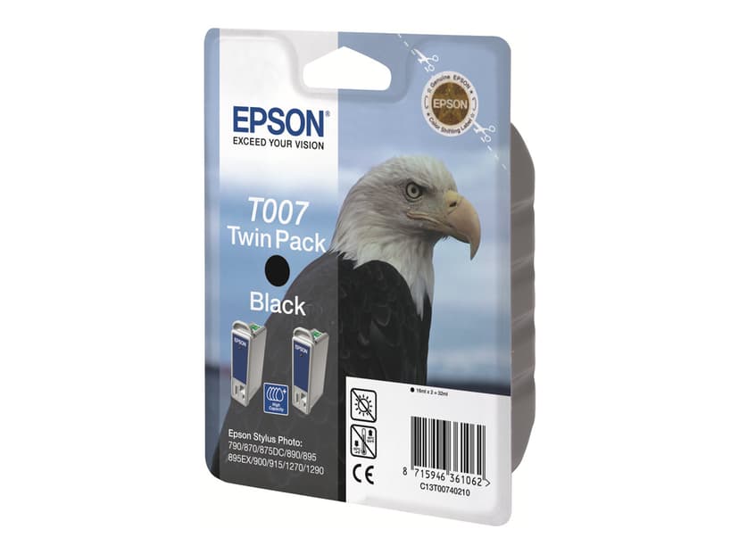 Epson Blekk Svart T007 - STYLUS Foto 1270