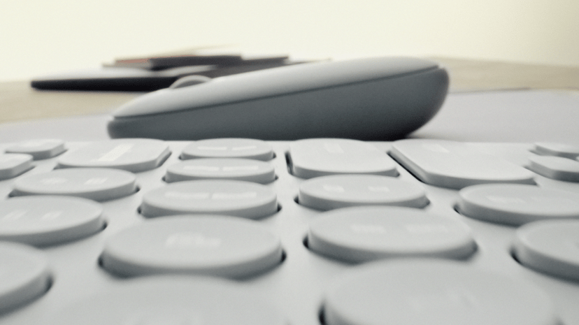 Logitech Pebble Mouse 2 M350s RF Wireless + Bluetooth Hiiri Vaaleanpunainen