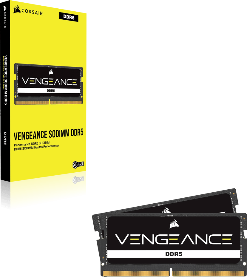 Corsair Vengeance CMSX48GX5M2A4800C40 RAM-minnen 48 GB 2 x 24 GB DDR5 48GB 4800MHz DDR5 262-pin SO-DIMM