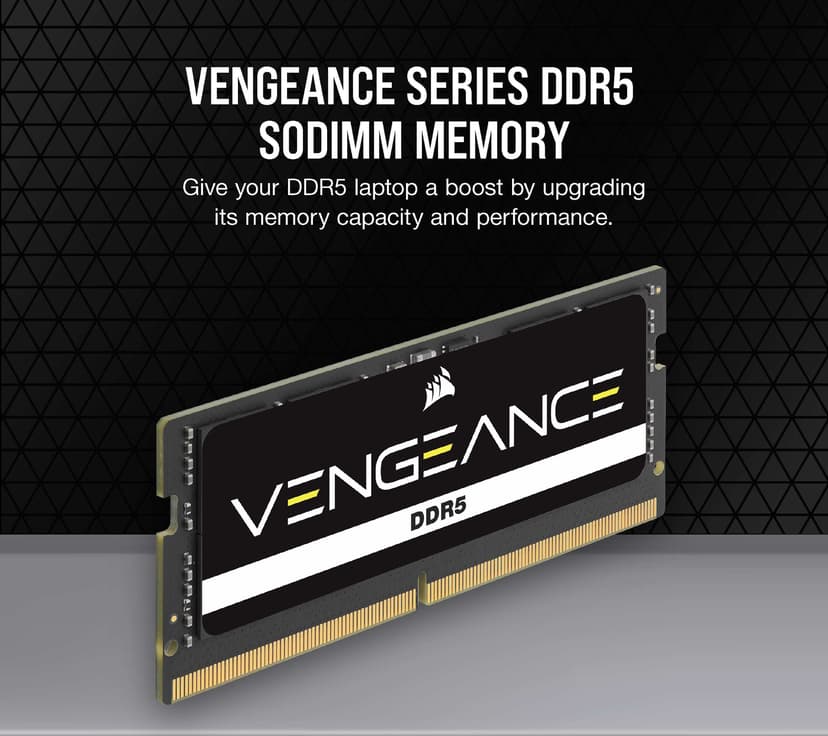 Corsair Vengeance CMSX48GX5M2A4800C40 RAM-minnen 48 GB 2 x 24 GB DDR5 48GB 4800MHz DDR5 262-pin SO-DIMM