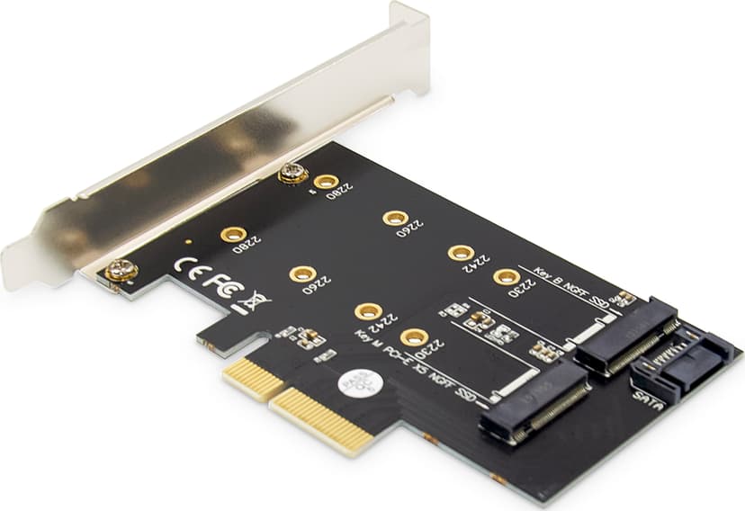 Digitus 2-port M.2 NVMe PCIe x4 Add-On Card