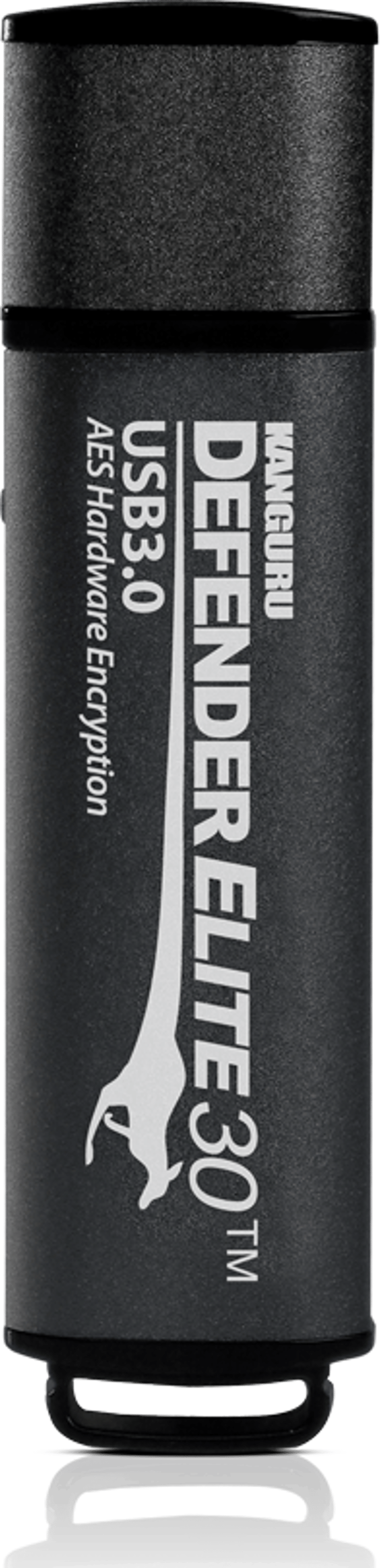 Kanguru Defender Elite30 Secure 128GB USB-A Musta