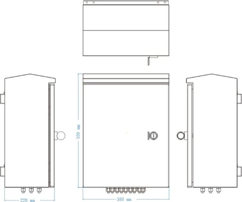 Ernitec ELECTRA-M10-OUTDOOR nätverksswitchar hanterad L2 Gigabit Ethernet (10/100/1000) Strömförsörjning via Ethernet (PoE) stöd