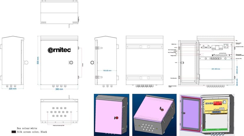 Ernitec ELECTRA-M10-OUTDOOR-UPS verkkokytkin Hallittu L2 Gigabit Ethernet (10/100/1000) Power over Ethernet -tuki Harmaa