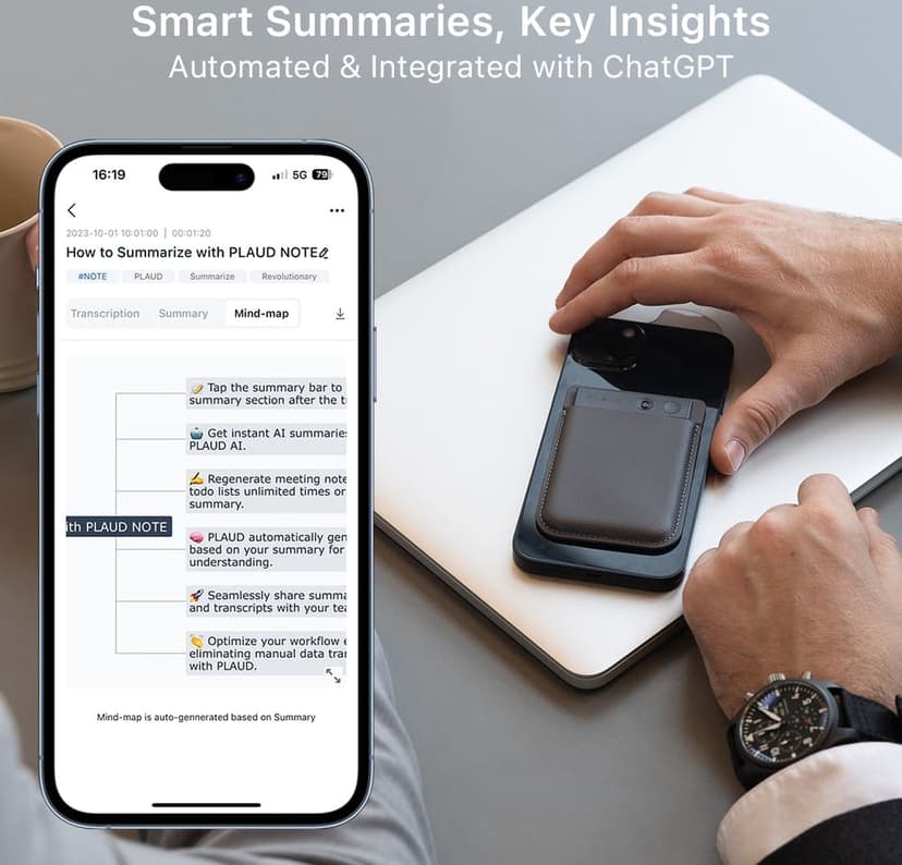 PLAUD Note Ai Voice Recorder Silver