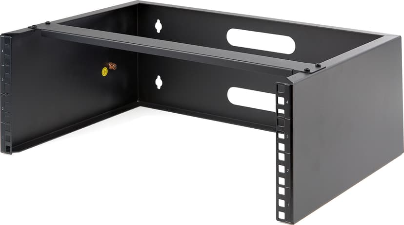Startech StarTech.com WALLMOUNT4 hylle 4U Veggmonterbar hylle Sort