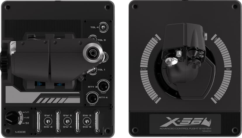 Logitech Pro Flight X56 Rhino Svart