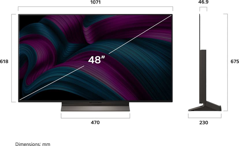 LG C5 48" 4K OLED Smart TV (2025)