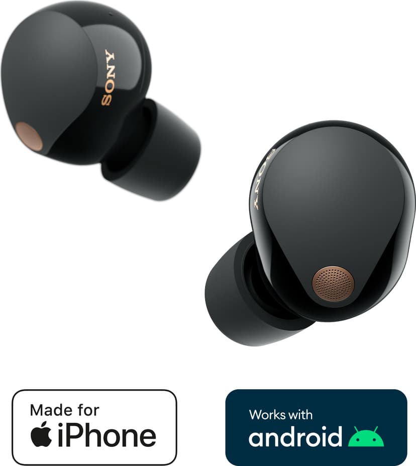 Sony WF-1000XM5 Headset Trådløs I ørerne Opkald/musik Bluetooth Sort Stereo Sort