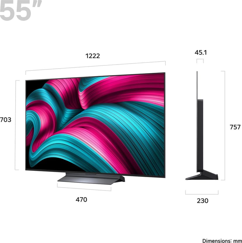 LG C5 55" 4K OLED Smart TV (2025)