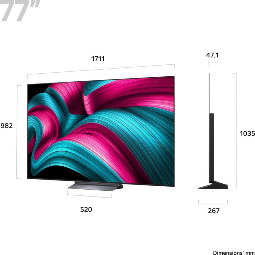 LG C5 77" 4K OLED Smart TV (2025)