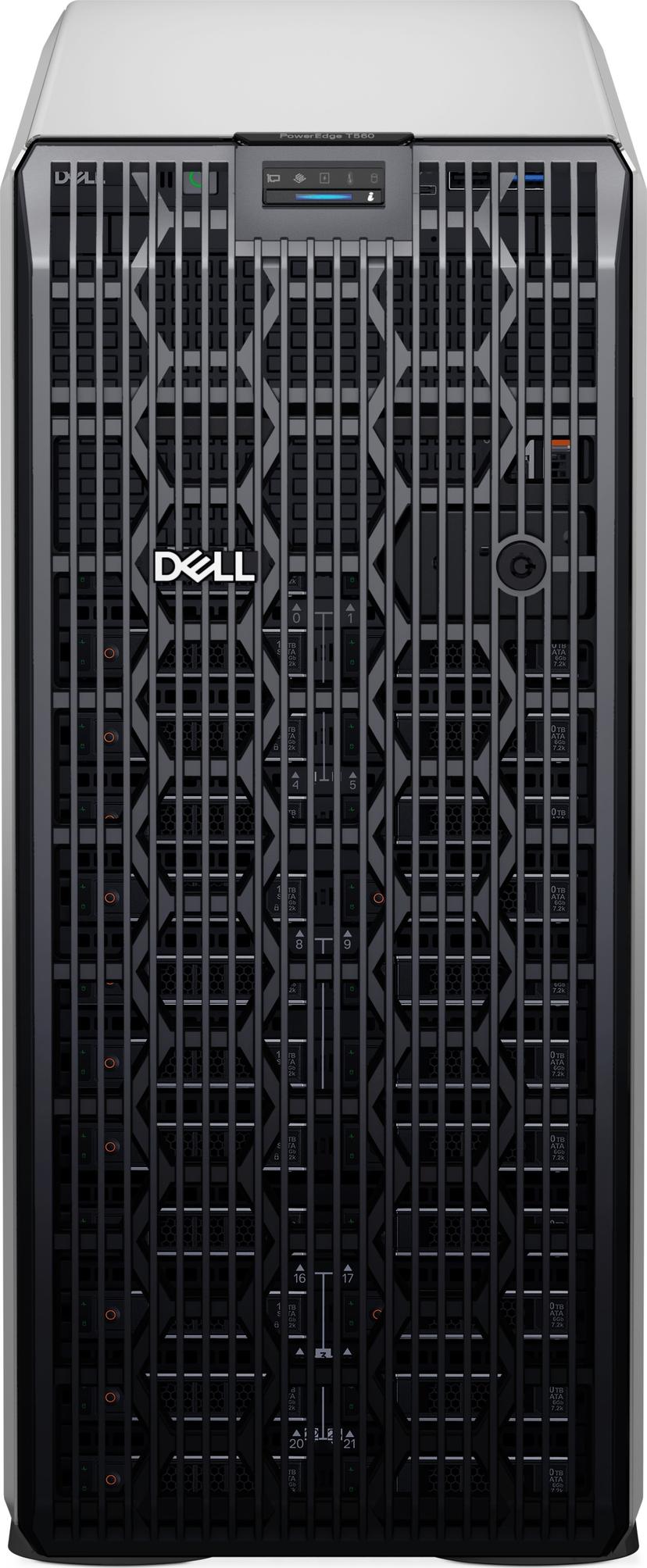 Dell PowerEdge T560 palvelin 480 GB Torni (4.5U) Intel® Xeon Silver 4510 2,4 GHz 32 GB DDR5-SDRAM 1100 W