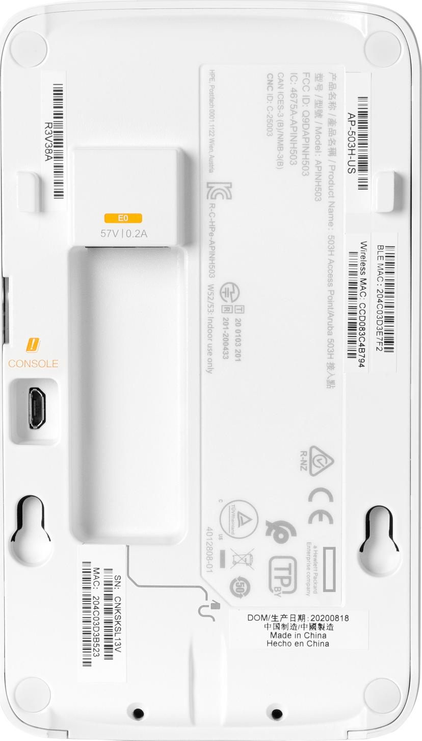 HPE Aruba AP-503H (RW) Unified Hospitality