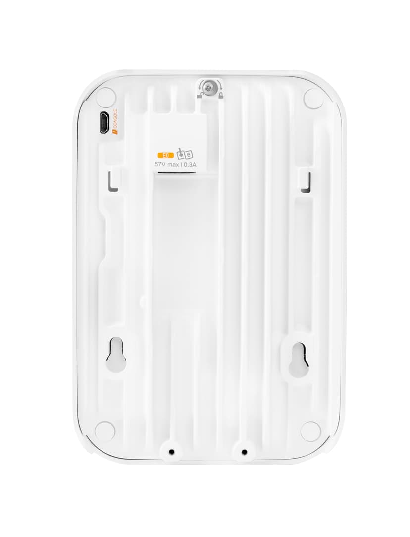 HPE Aruba Networking AP-605H (RW) 2-Radio 3-Band 2x2 Wi-Fi 6E 1+4 ETH PSE USB Hospitality AP 3600 Mbit/s Wit Power over Ethernet (PoE)