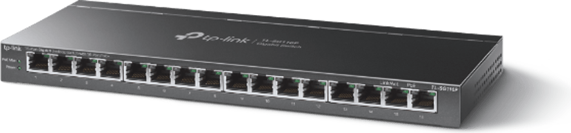 TP-Link Omada 16-Port Gigabit Desktop Switch with 16-Port PoE+